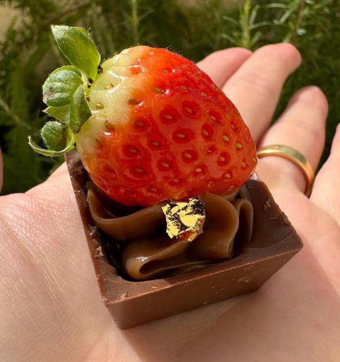 Detalhe de doce fino